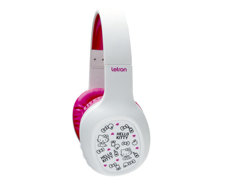 Headphone Sem Fio Hello Kitty Estereo Bluetooth Driver 40 mm Letron | WestwingNow