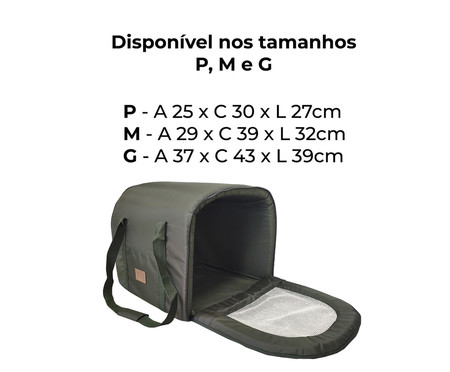 Bolsa Transp Fechado Imp Musgo | WestwingNow