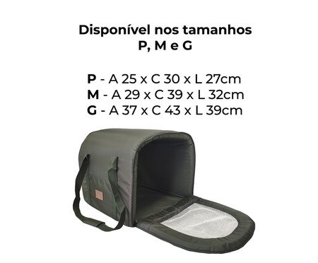 Bolsa Transp Fechado Imp Musgo | Westwing