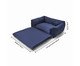 Cama Auto D Acqua Azul, Azul | WestwingNow