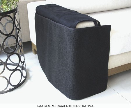 Arranhador Braço de Sofa Direito Preto | Westwing