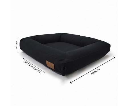 Cama Flat Preta | Westwing