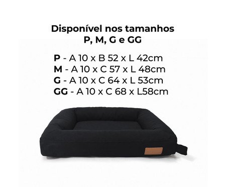 Cama Flat Preta | Westwing