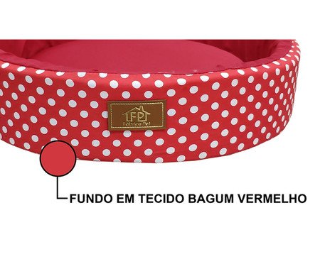 Cama Redonda Unic Vermelha | Westwing
