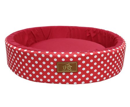 Cama Redonda Unic Vermelha