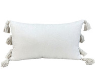 Almofada em Boucle com Tassel Stela 02 Off-White | WestwingNow