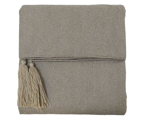 Manta De Sofá em Boucle com Tassel Bege, beige | WestwingNow