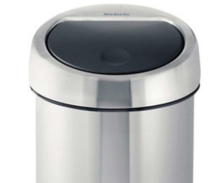 Lixeira em Inox Touch Bin Cromada | Westwing