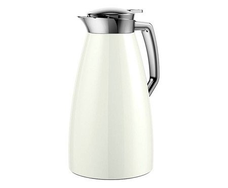 Garrafa Térmica em Inox Plaza Quick Branca | Westwing
