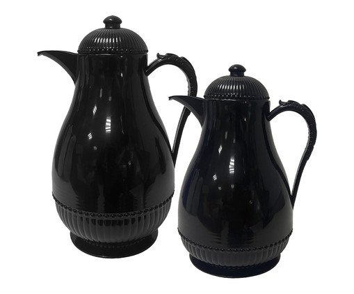 Garrafa Termica Lumini Preto, Preto | WestwingNow
