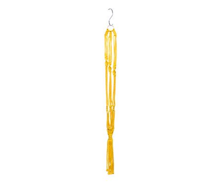 Hanger em Macramê Clean Amarelo | Westwing