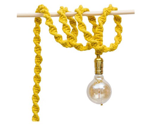 Cordão de Luz Shinny Amarelo Bivolt, Amarelo | WestwingNow