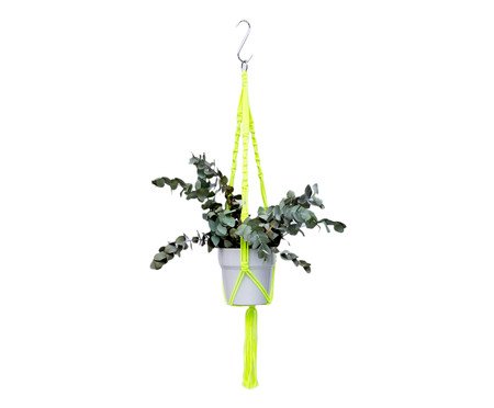 Hanger em Macramê Neon Lemon | Westwing