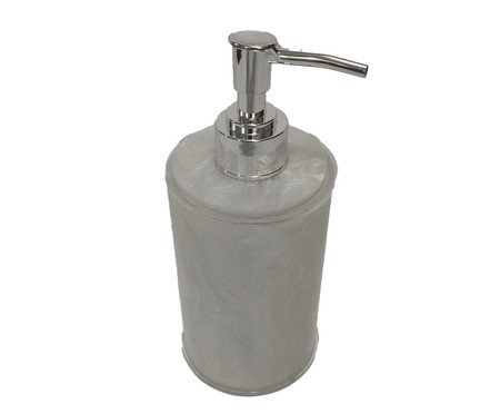 Porta Sabonete Líquido Redondo Clean Branco