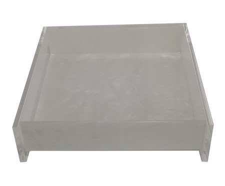 Bandeja Clean Quadrada Branco I