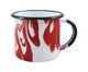 Caneca Esmaltada Marmorizada Vermelha, Vermelho | WestwingNow