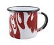 Caneca Esmaltada Marmorizada Vermelha, Vermelho | WestwingNow