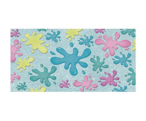 Tapete Splash Colorido Infantil - 100X130cm, multicolor | WestwingNow