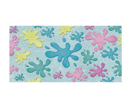 Tapete Splash Colorido Infantil - 100X130cm | Westwing