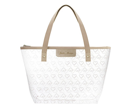 Bolsa Shopper Love Dourado | WestwingNow