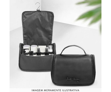 Necessaire de Viagem com Gancho Premium Preto | WestwingNow