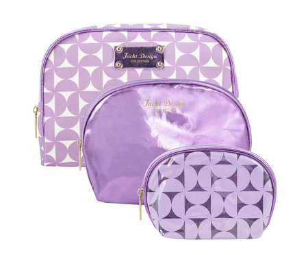 Jogo de Necessaire Glitz Roxo | WestwingNow