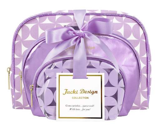 Jogo de Necessaire Glitz Roxo, purple | WestwingNow