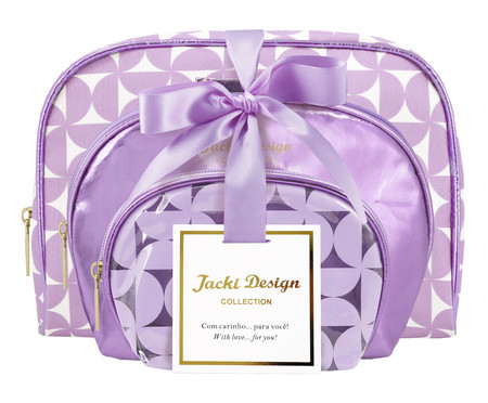 Jogo de Necessaire Glitz Roxo | WestwingNow