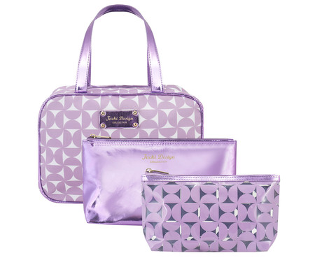 Jogo de Necessaire Glitz I Roxo | WestwingNow