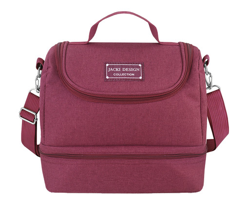 Bolsa Térmica com 2 Compartimentos Joy Vinho, red | WestwingNow