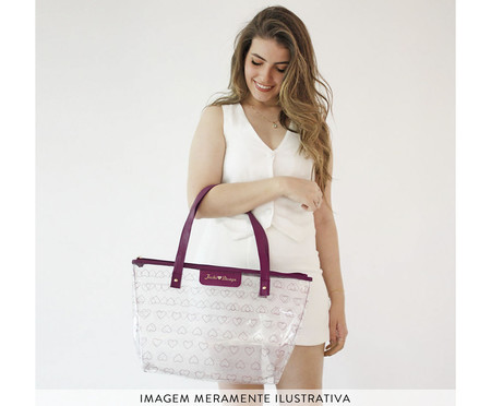 Bolsa Shopper Love Vinho | WestwingNow