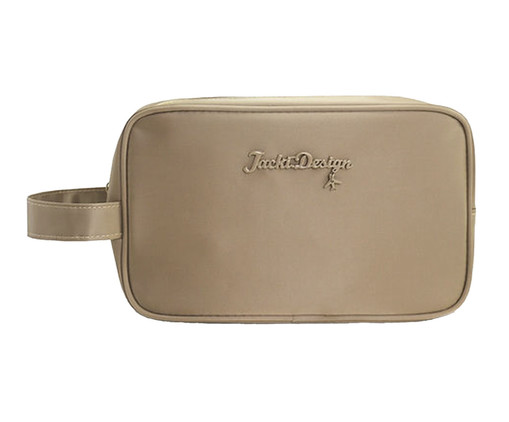 Necessaire com Alça Lateral Premium Bege, beige | WestwingNow