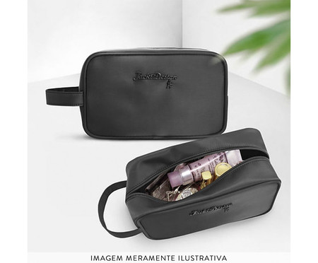 Necessaire com Alça Lateral Premium Preto | WestwingNow