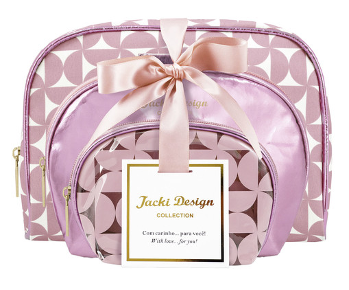 Jogo de Necessaire Glitz Rosa, pink | WestwingNow