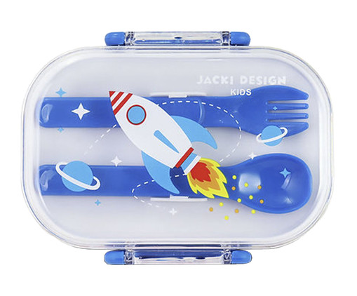 Pote para Lanche de 2 Andares Piccolino Azul, blue | WestwingNow