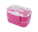 Pote para Lanche de 2 Andares Piccolino Pink, pink | WestwingNow