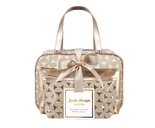 Jogo de Necessaire Glitz I Dourado, gold | WestwingNow