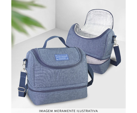 Bolsa Térmica com 2 Compartimentos Joy Azul | WestwingNow