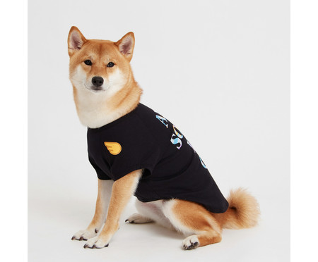 Camiseta para Cachorro Anti Social Dog Club - Preto | WestwingNow