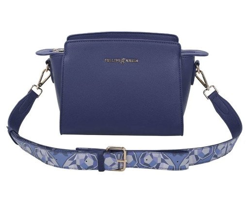 Bolsa Tiracolo Fellipe Krein Ss23 Butterfly Fk614 Liso Azul, blue | WestwingNow