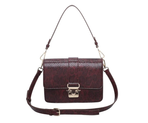 Bolsa Tiracolo Fellipe Krein Aw23 Python Fk579 Vinho, red | WestwingNow