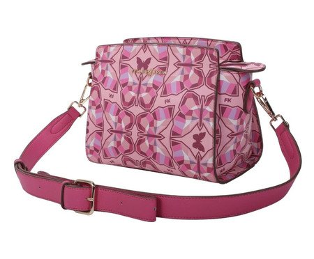 Bolsa Tiracolo Fellipe Krein Ss23 Butterfly Fk614 Liso Rosa