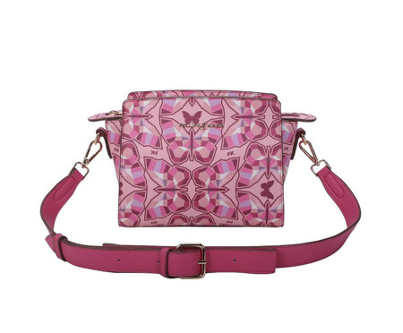 Bolsa Tiracolo Fellipe Krein Ss23 Butterfly Fk614 Liso Rosa | WestwingNow