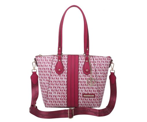 Bolsa Tote Evase Fellipe Krein Ss23 Monograma Pink, pink | WestwingNow