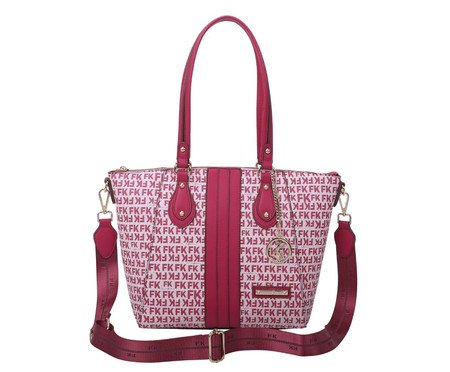 Bolsa Tote Evase Fellipe Krein Ss23 Monograma Pink