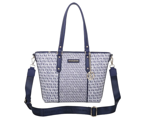 Bolsa Tote Fellipe Krein Ss23 Monograma Fk624 Azul, blue | WestwingNow