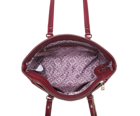 Bolsa Shopping 2 Comp Fellipe Krein Aw23 Fk564 Vinho | WestwingNow