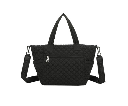 Bolsa Satchel Fellipe Krein Ss23 Matelasse Casual Fk636 Liso Preto | WestwingNow