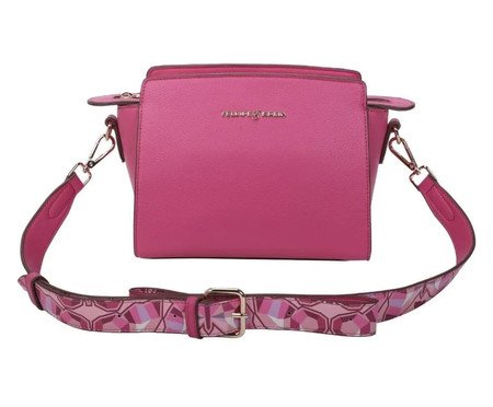 Bolsa Tiracolo Fellipe Krein Ss23 Butterfly Fk614 Liso Rosa