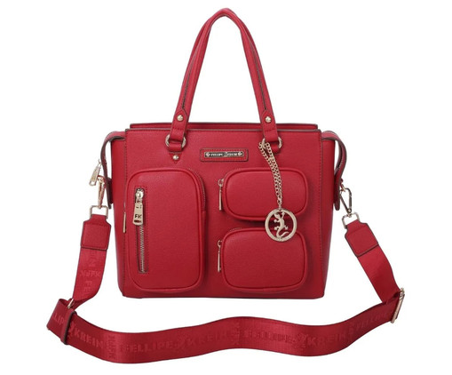 Bolsa Satchel Fellipe Krein Ss23 Pockets Fk606 Vermelho, red | WestwingNow